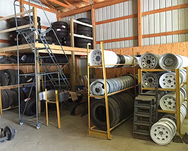 parts warehouse tires and rims